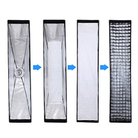 YUEYING Nylon pour grille rectangulaire alvéolée 30*120cm pour flash de studio Bowens Portrait Speedlite