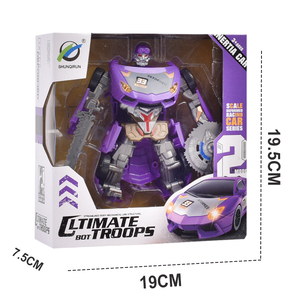 Jouets de construction éducatifs STEM pour enfants Voitures et robots qui transforment et déforment les véhicules et les camions d'assemblage en plastique - Product Image 3