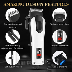 ספארבו שייבר חשמל נטענת 1500mah מקצועי cipper גוזם לגברים - Product Image 3