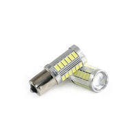 Feux de signalisation LED RCJ super lumineux 6W 1157 BAY15D, compatibles avec tous les véhicules