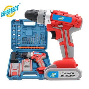 JSPERFECT China 21V power hammer machine brushless impact 3 in 1 cordless drill