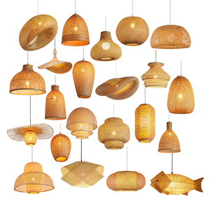 Lampes suspendues modernes faites à la main en rotin plafonnier en <span class=keywords><strong>bois</strong></span> <span class=keywords><strong>suspension</strong></span> <span class=keywords><strong>lanterne</strong></span> en bambou <span class=keywords><strong>suspension</strong></span> pour la décoration intérieure éclairage - Product Image 6