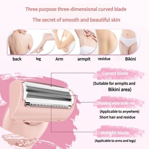 Afeitadora eléctrica para mujer con pantalla Digital LCD, recortadora <span class=keywords><strong>de</strong></span> pelo indolora portátil, depiladora para depilación <span class=keywords><strong>de</strong></span> Bikini - Product Image 2
