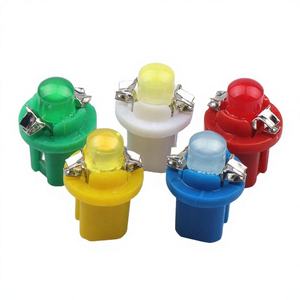 Ampoules LED T5 B8.5 B8.5D pour tableau de bord de voiture, feux de signalisation intérieurs, lampe latérale de tableau de bord, DC12V, rouge, blanc, bleu, ampoule de signalisation 12 - Product Image 2