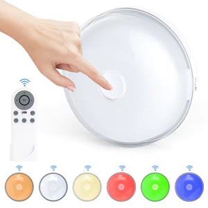 <b>LED</b> Intelligent Linkage Touch Switch Remote Control <b>Mini</b> Modern Bedroom Cabinet Lamp RGB Night <b>Light</b> - Product Image 2