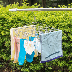 Crochet de suspension multifonctionnel pour ménage Épingle à vêtements multi-pinces pour enfants Rangement Chaussettes Rack Sous-vêtements <span class=keywords><strong>Cintre</strong></span> - Product Image 4