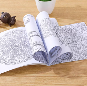 Cuaderno de Dibujo Multifuncional Moderno con Diseño de Jardín Secreto para Adultos, Libro para Colorear y Meditación, Alivio del Estrés, Pintura para Estudiantes - Product Image 5