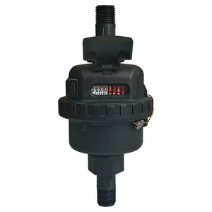 Digital Plastic Nylon Volumetric Water Meter Threaded Connection Piston Type IP65 Waterproof For Rental Properties - Product Image 2