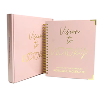 Agenda de remerciement en cuir PU, Journal à couverture rigide, Journal intime A5 B5, personnalisé, mensuel, quotidien