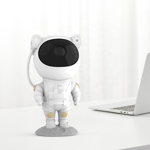 Dropshipping moderno Aurora Galaxy <span class=keywords><strong>Moon</strong></span> Star proyector fuente de luz LED con efecto de cielo oscuro Spaceman Star Sky proyector - Product Image 5