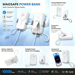 Support de batterie externe magnétique sans fil 22,5 W en Li-Polymère avec logo personnalisé, charge rapide, portable, vente en gros pour <span class=keywords><strong>iPhone</strong></span>, commande en gros, OEM - Product Image 2