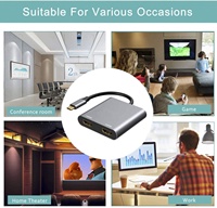 Adaptateur Hub USB C vers double HDMI 4K pour MacBook Pro et plus