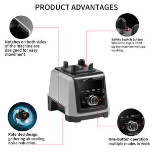 2025 Commercial Electric Heavy Duty <strong>Powerful</strong> <strong>Blender</strong> <strong>Food</strong> <strong>Processor</strong> Multifunctional Juice Smoothie Mixer Grinder <strong>Blender</strong> - Product Image 5