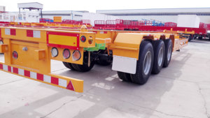 40ft <span class=keywords><strong>Container</strong></span> Trailer Vận Chuyển 20 Chân 40 Ft <span class=keywords><strong>Container</strong></span> Chassis Skeleton Trailer Các Nhà Sản Xuất - Product Image 5