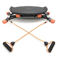 Ebest EB Appareil de fitness multifonctionnel portable en acier écologique pour la maison, simulateur de ski, mini stepper d'équilibre