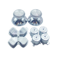Kit de boutons DIY pour manette 7 pièces – Boutons et joysticks métalliques pour PS5