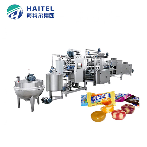 Fully Automatic Hard Boiled Candy  Toffee Production Line Machine for Small Business