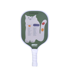 Raqueta USAPA de fibra de carbono Pickleball, raqueta curva aerodinámica equilibrada con tecnología de superficie cargada para potencia Pop mejorada - Product Image 6