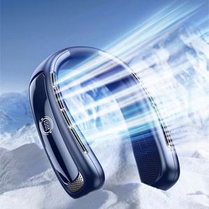 2026 New Arrivals Wearable 4000Mah Rechargeable Portable Hanging <b>Neck</b> Cooling Fan for Outdoor - Product Image 1