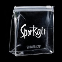Sac de rangement cosmétique portable et tendance avec fermeture éclair résistante à l'eau, motif personnalisé, durable, avec languette de suspension pour le transport de liquides