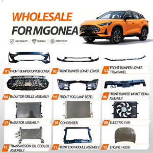 Kit complet <span class=keywords><strong>de</strong></span> réparation <span class=keywords><strong>de</strong></span> pare-chocs avant OEM pour MG One A - Module <span class=keywords><strong>de</strong></span> refroidissement <span class=keywords><strong>de</strong></span> <span class=keywords><strong>carrosserie</strong></span>, capot, radiateur, intercooler - Product Image 1