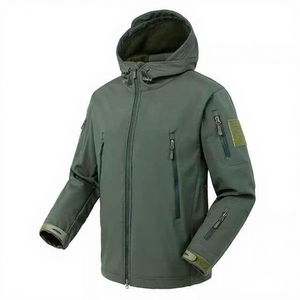 Veste softshell d'extérieur pour homme de haute qualité, avec logo personnalisé, respirante, légère, en polyester, décontractée, sportive, soldes d'hiver - Product Image 4