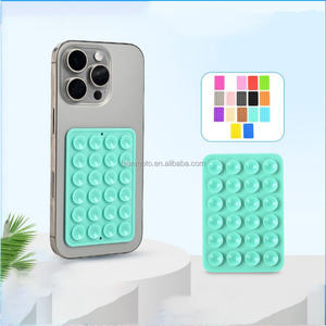 Support de téléphone à ventouse double face en silicone, support de téléphone adhésif pour iPhone Samsung, selfies mains libres, maintien solide - Product Image 4