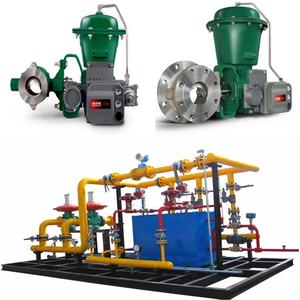 Bloc de commande de vanne avec vanne de régulation EMERSON Fisher V150/V200/V300, actionneur pneumatique 1061/2052 et positionneur DVC6200 - Product Image 5