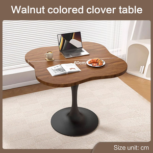 <span class=keywords><strong>Table</strong></span> basse moderne en bois avec structure métallique, mobilier de salon écologique pour usage domestique - Product Image 2