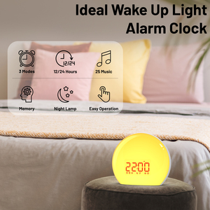 <span class=keywords><strong>Réveil</strong></span> lumineux et sonore dernière génération avec lumière LED - Product Image 4