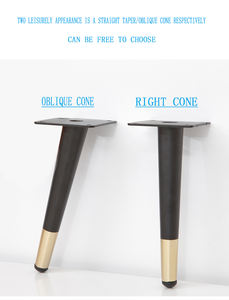 Vendita calda moderna di lusso lato comodino TV piedistallo mobili in metallo mobile letto divano gambe per divano oro acciaio nero Villa divano divano - Product Image 3