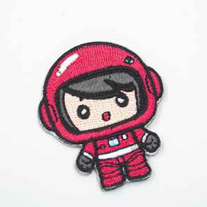 Broderie exquise 10 cm Broderie en chenille 5 cm Broderie complète Dos adhésif thermocollant Étiquettes brodées pour garçons et filles - Product Image 3