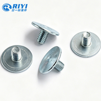 Custom Large Round Head Truss Bolt Overmolded Screw, Non-standard Fastener OEM ODM, Customized by Drawings & Samples