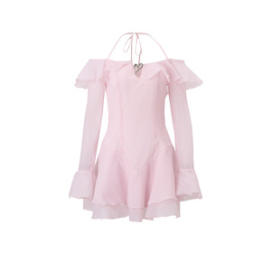 HANO 2024 autunno nuovo dolce puro desiderio manica a campana arricciato abito <span class=keywords><strong>da</strong></span> <span class=keywords><strong>principessa</strong></span> <span class=keywords><strong>donna</strong></span> - Product Image 5