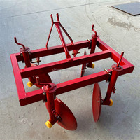 Arado de Discos Pequeño para Tractor Diésel de Cuatro Ruedas, Arado de Discos para Hacer Caballones, Grada de Discos