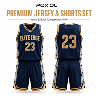 Uniforme de Baloncesto Sublimado Personalizado Premium, Jersey Deportivo Transpirable para Clubes, Escuelas y Equipos Competitivos