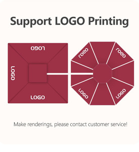 Paraguas de <span class=keywords><strong>Patio</strong></span> de 2,5 m * 2,5 m para restaurante, paraguas romano de pie lateral grande, sombrilla de inclinación 360 para jardín al aire libre - Product Image 6