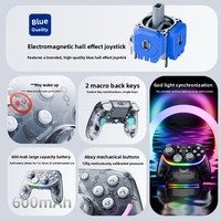 LinYuvo United Travel para Pro, Controles Inalámbricos con Joysticks de Efecto Hall + Base de Carga para 2 Controles con Vibración