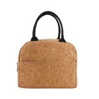 Sac de pique-nique en liège personnalisé isolé et imperméable pour la plage, le camping et l'extérieur écologique réutilisable