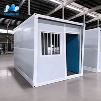 Conteneur de bureau modulaire pliable de 10 pieds pour camping extérieur, mini-bureau, maison préfabriquée pliable à chargement élevé
