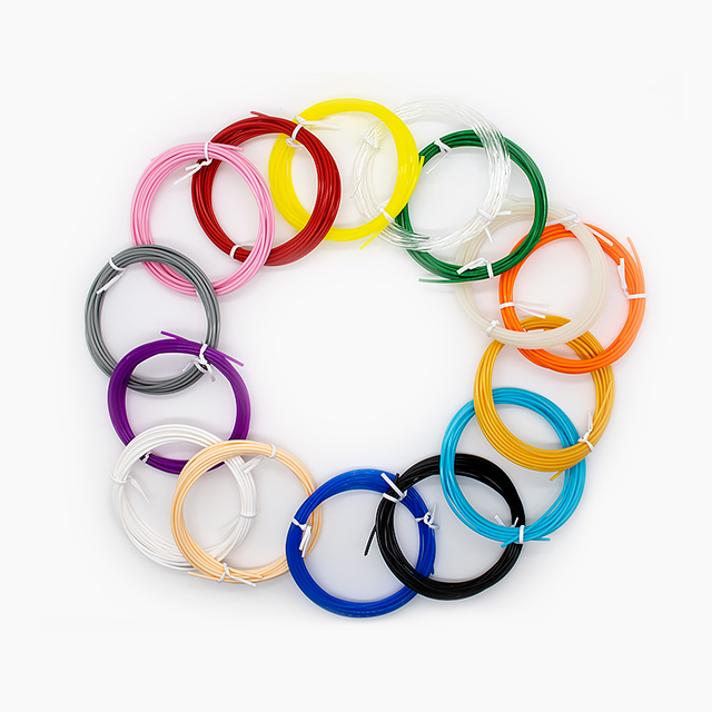 1.75mm PLA Filament 3/10/15 Colors Filament for 3d Printing Pen Eco-friendly 3d Printer Filament