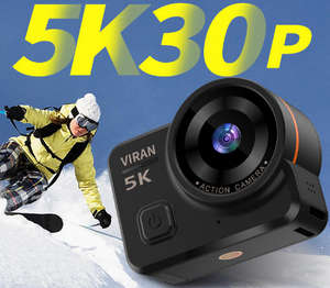 Caméra d'action personnalisable, vision nocturne, enregistrement vidéo de <span class=keywords><strong>bonne</strong></span> qualité, 5K, écran tactile 2,0'', portable, étanche, caméra WiFi V10 - Product Image 5