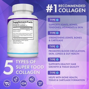 Capsules de collagène en marque privée ODM/OEM |   Complément alimentaire à la saveur fraise |   Peptides de collagène hydrolysés pour femmes et hommes - Product Image 6