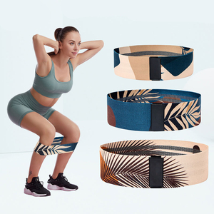 Bandes de Résistance Élastiques en Tissu Personnalisables de Haute Qualité pour Exercices de Yoga et Fitness – Ensemble de Bandes de Hanche pour Entraînement - Product Image 2