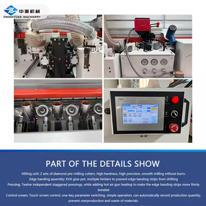 Máquina automática de bandas de borde de 45 grados de cuatro lados <span class=keywords><strong>para</strong></span> un procesamiento eficiente de la madera - Product Image 3