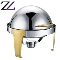 Service chauffant pour buffet de table, 4 pièces, plateau gn1/1, neuf, plats de gaufrage or, équipement de buffet d'hôtel, fournitures d'hôtel
