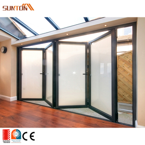 <span class=keywords><strong>Accordéon</strong></span> en aluminium imperméable personnalisé bi porte pliante australienne patio balcon portes de dossier horizontales en aluminium avec <span class=keywords><strong>store</strong></span> - Product Image 1