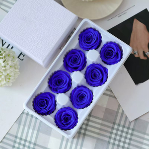 <span class=keywords><strong>Prix</strong></span> d'usine, <span class=keywords><strong>rose</strong></span> éternelle de 4 cm, fleur décorative, tête de <span class=keywords><strong>rose</strong></span> pour bouquets de fleurs, cadeau pour la fête des mères - Product Image 2