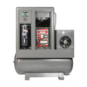 Compresseur d'air industriel tout-en-un 380V 12 bars sans huile, à faible consommation d'énergie et faible bruit, avec moteur, sécheur, filtre et réservoir d'air - Product Image 6