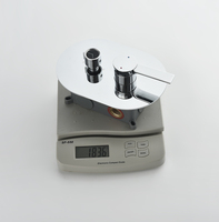 Haut de gamme 10 ans de garantie ensemble de douche de salle de bain complet de pluie moderne système de douche de baignoire ronde thermostatique dissimulé
